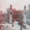 Augartenbrücke, Anaglyphenbild: http://www.3d-land.de/ Bildvorlage: Archiv Technisches Museum Wien