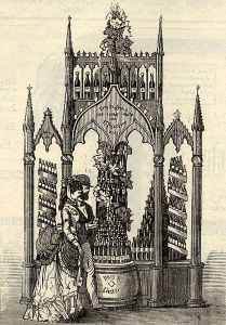 Weinausstellung von Franz Pokorny in Agram (Allgemeine Illustrirte Weltausstellungs-Zeitung, Bd. 4, Wienbibliothek im Rathaus, C-3.961)