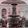 Fontäne in der Rotunde, Anaglyphenbild: http://www.3d-land.de/ Bildvorlage: Archiv Technisches Museum Wien