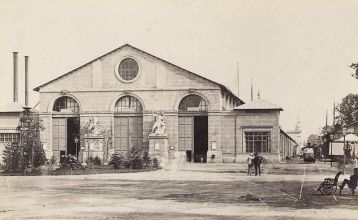 Maschinenhalle der Wiener Weltausstellung © Archiv Technisches Museum Wien